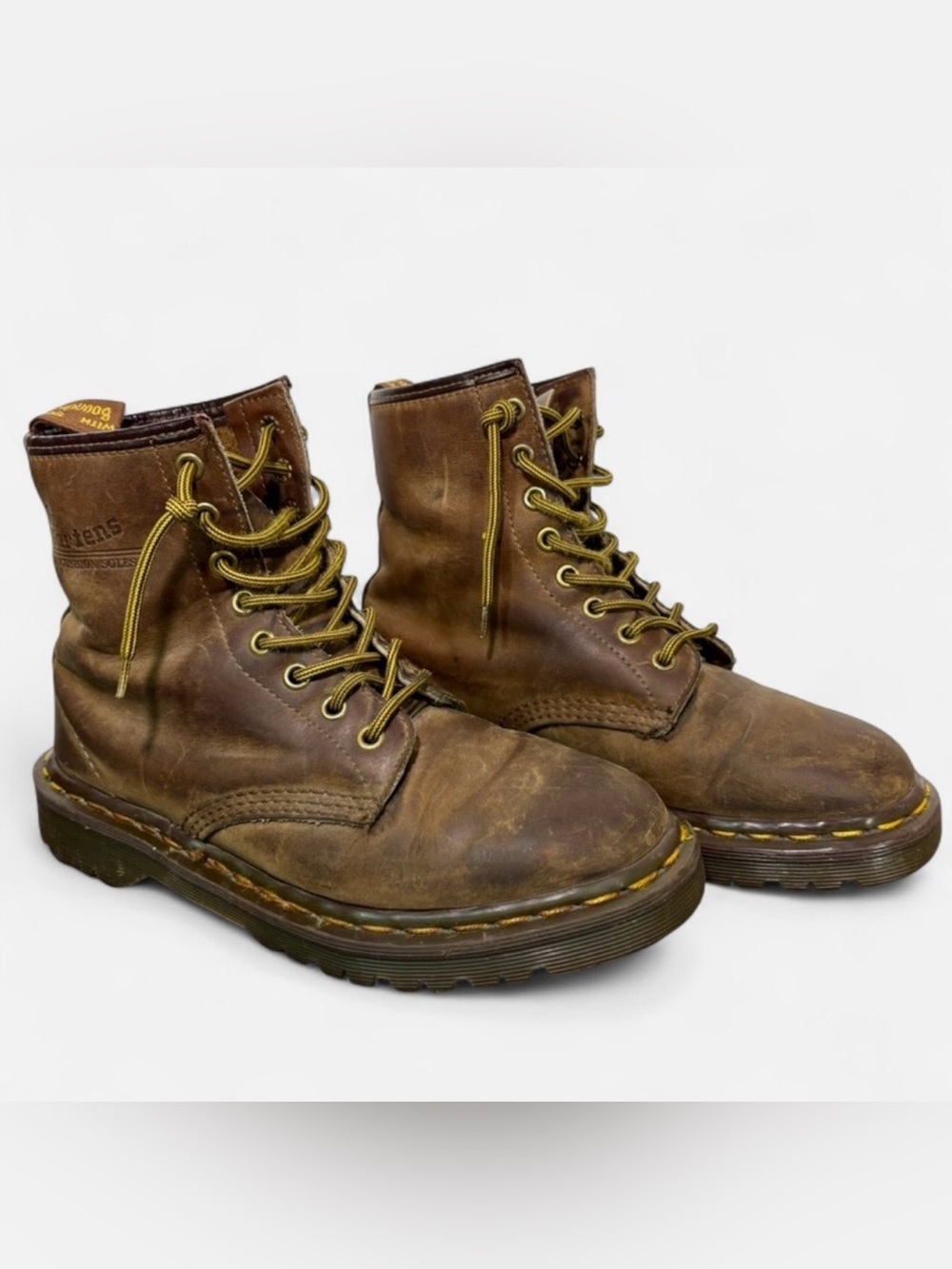 Dr. Martens Made in England 1460 8-Eye Leather Boots- UK 5, US 7